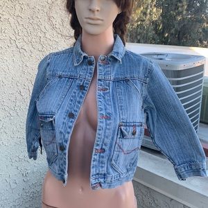 Jean jacket size 6 women’s used